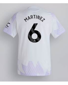 Manchester United Lisandro Martinez #6 Maglia Gara Trasferta Repliche 2025-26 Maniche Corte
